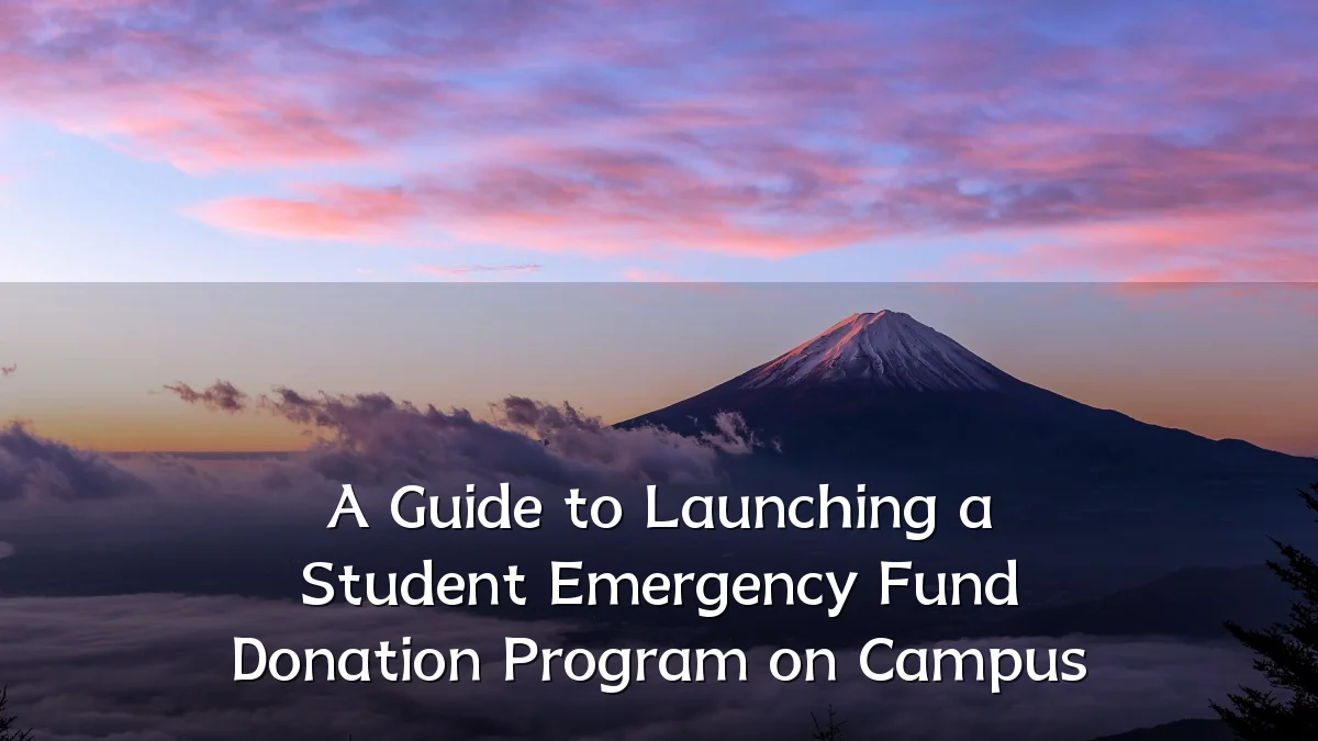 A Guide to Launching a Student Emergency Fund Donation Program on Campus