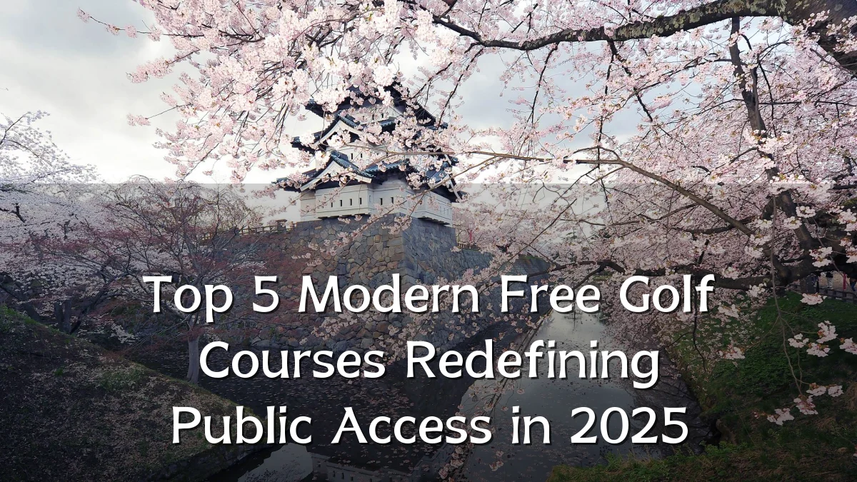 Top 5 Modern Free Golf Courses Redefining Public Access in 2025