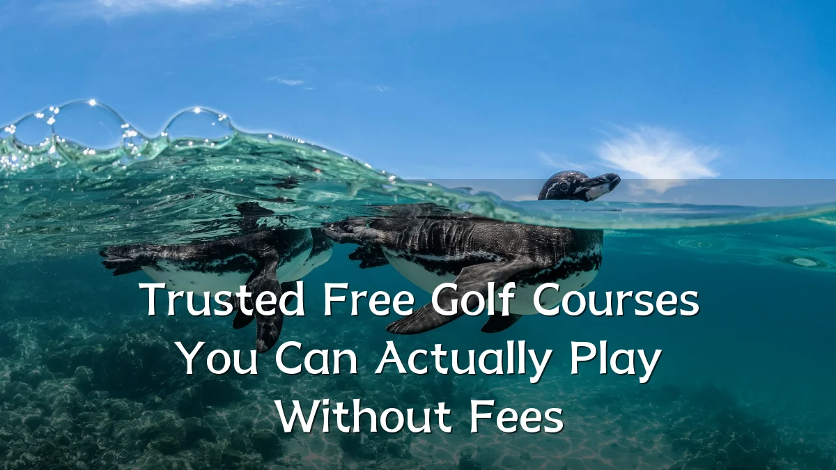 Trusted Free Golf Courses You Can Actually Play Without Fees