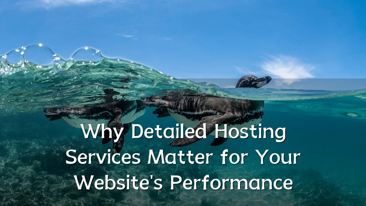 Why Detailed Hosting Services Matter for Your Website's Performance